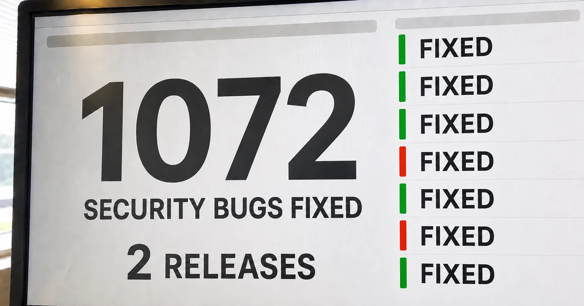 1,072 Security Bugs in Two Milestones: How Chrome Fixes With AI