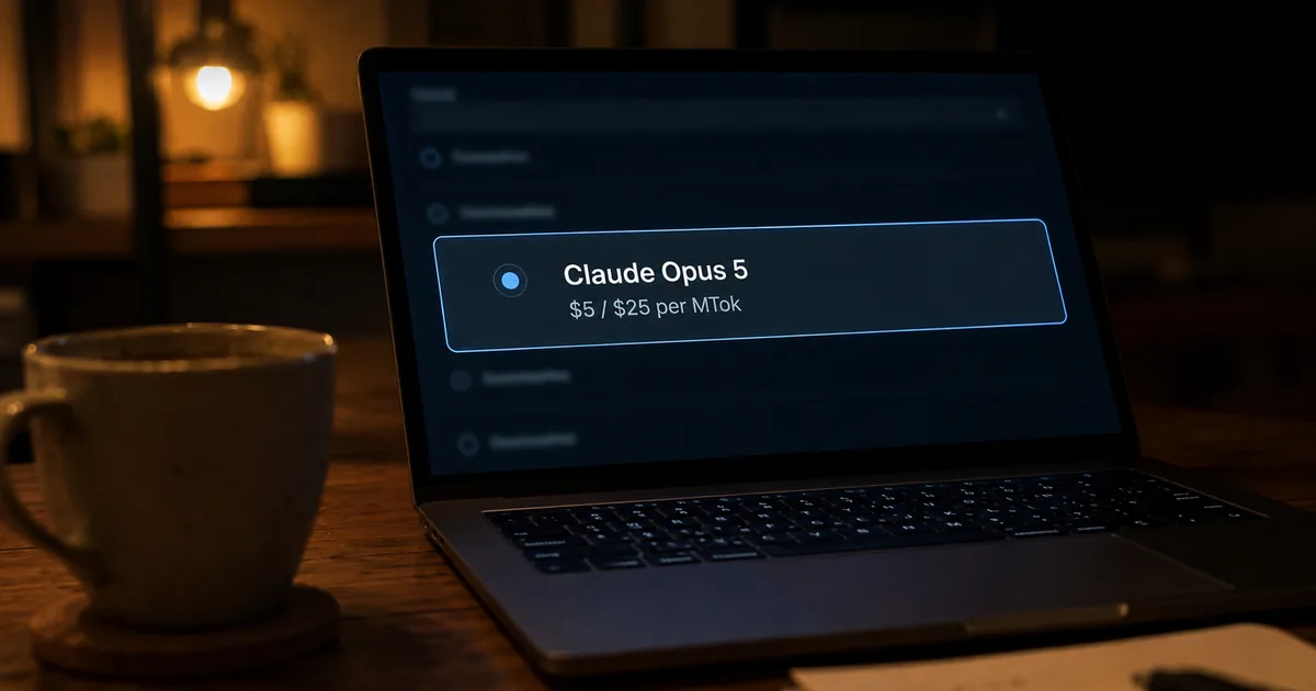 Claude Opus 5 Arrives: Near-Fable 5 Performance at Half the Price